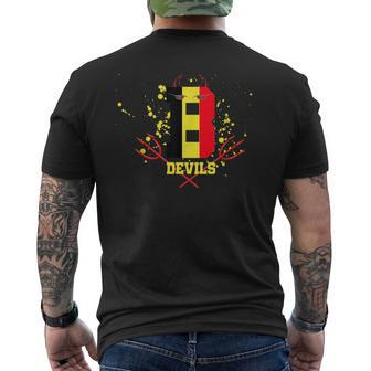 Belgium Devils Football T-Shirt mit Rückendruck - Seseable