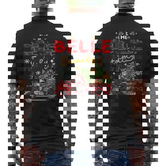 The Belle Family Christmas Matching Pajamas Group Men's Back Print T-Shirt - Monsterry