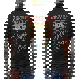 Belle Idee Cadeau Graphique Carte De Mayotte 976 T-shirt imprimé au dos - Cadeauxyz