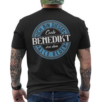 Benedict Ich Bin Dieser Cooler Benedict T-Shirt mit Rückendruck - Geschenkecke