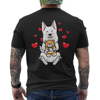 Berger Blanc Suisse Dog Swiss Shepherd Dog T-Shirt mit Rückendruck - Geschenkecke