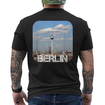 Berlin Tv Tower T-Shirt mit Rückendruck - Geschenkecke