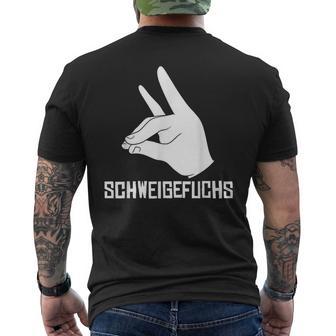 Best Schweigefuchs S T-Shirt mit Rückendruck - Seseable