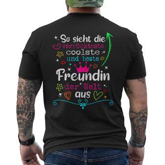 Beste Freundin Der Welt Bff T-Shirt mit Rückendruck - Geschenkecke