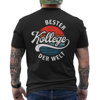 Bester Kollege Der Welt For Leaving Or Anniversary T-Shirt mit Rückendruck - Geschenkecke