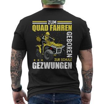 Bike Atv Zum Quad Fahrenben T-Shirt mit Rückendruck - Geschenkecke