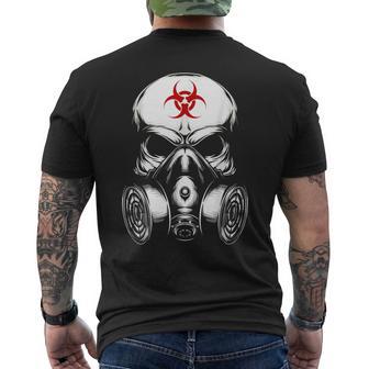 Biohazard Gas Mask Skull T-Shirt mit Rückendruck - Geschenkecke