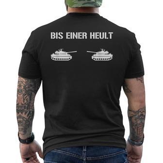 Bis Einer Heult Panzer S T-Shirt mit Rückendruck - Geschenkecke