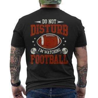 Bitte Nicht Stören Ich Schaue Football T-Shirt mit Rückendruck - Geschenkecke