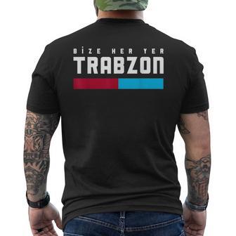 Bize Her Yer Trabzon S T-Shirt mit Rückendruck - Geschenkecke