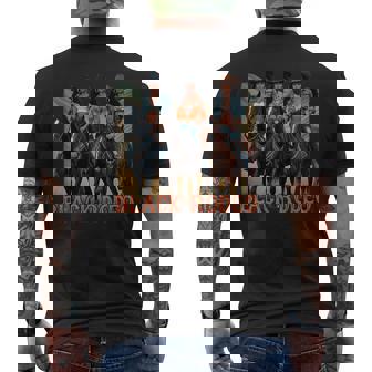 Black Rodeo Cowgirl Country Western Rodeo Melanin Texas Men's T-shirt Back Print | Seseable UK