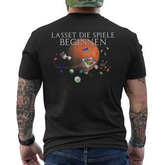 Board Games Connoisseur And Expert Game Games Motif T-Shirt mit Rückendruck - Geschenkecke