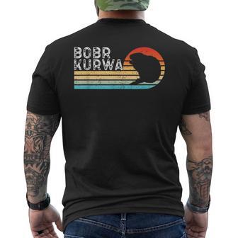 Bobr Kurwa Beaver Bober Bobr Polish Beaver Meme T-Shirt mit Rückendruck - Geschenkecke