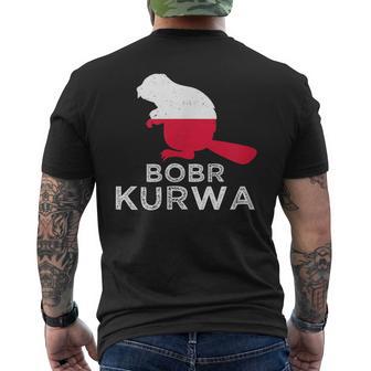 Bobr Kurwa Beaver Bober Bobr Polish Beaver Meme T-Shirt mit Rückendruck - Geschenkecke