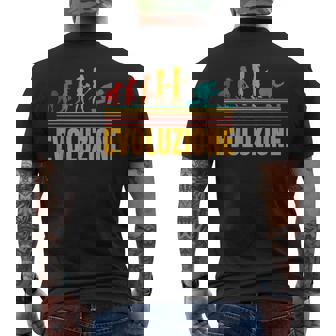 Bocce Evoluzione Divertente T-shirt da uomo con stampa posteriore - Novitaregali