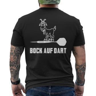 Bock Auf Dart Darts T-Shirt mit Rückendruck - Geschenkecke