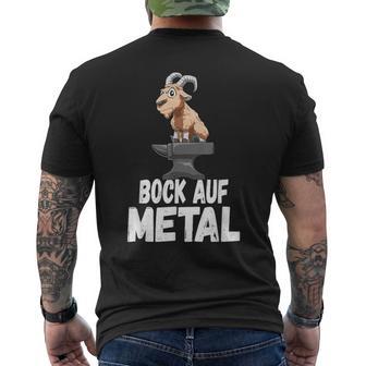 Bock Auf Metal T-Shirt mit Rückendruck - Geschenkecke