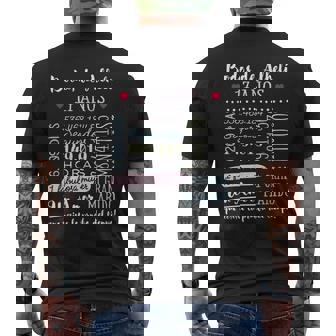 Bodas De Alhelí 17 Años Aniversario De Boda Regalo Camiseta Hombre Estampado Espalda - Regaloses