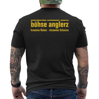 Böhse Anglerz Lustiges Outfit Für Angler Und Fischer T-Shirt mit Rückendruck - Geschenkecke