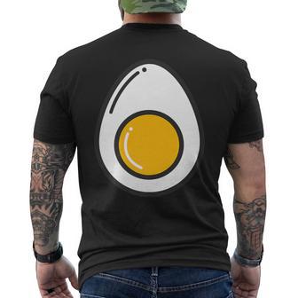 Boiled Egg Lover Breakfast Meal Eggs Healthy Food Premium Men's Back Print T-Shirt - Monsterry