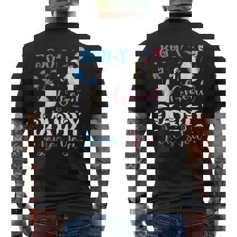 Boo-y Or Ghoul Daddy Loves You Baby Boo Halloween Gender Men's Back Print T-Shirt - Monsterry