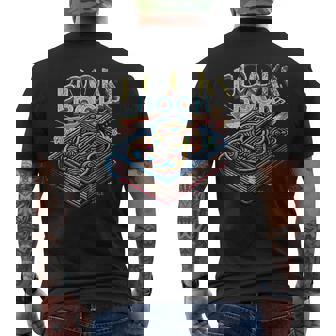 Books Rock Rock'n Roll Science Of Reading Teachers Guitar Men's T-shirt Back Print | Seseable UK