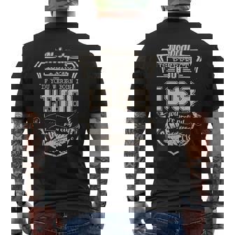 Born In Nobody Is Perfect But If You Were Born In 1968 You're Pretty Damn Close Men's T-shirt Back Print - Monsterry