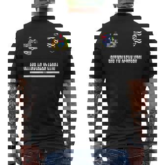 British Indian Ocean Territory SportsSoccer Flag Men's T-shirt Back Print - Monsterry