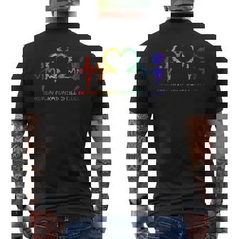 Broken Crayons Still Color Semicolon Mental Health Tie Dye Men's T-shirt Back Print - Thegiftio