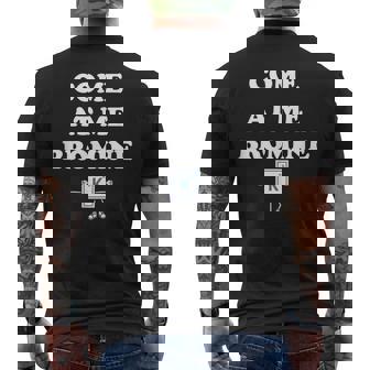 Come At Me Bromine Come At Me Bro Chemistry Joke Men's T-shirt Back Print - Monsterry