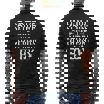 Brother Of The Birthday Boy For Matching Family Party Men's T-shirt Back Print | Seseable UK