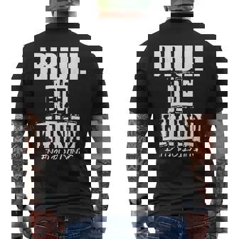 Bruh Be Kind Orange Anti Bullying Unity Day Youth Kids Men's Back Print T-Shirt - Monsterry