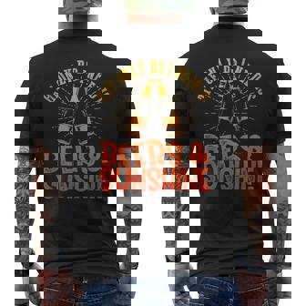 The Only Bs I Need Is Beers & Sunshine Summer Vibes Drinking Men's T-shirt Back Print - Monsterry