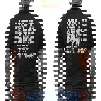 How To Bunt 1 Do Not 2 Hit A Dinger Vintage Baseball Meme Men's T-shirt Back Print - Monsterry