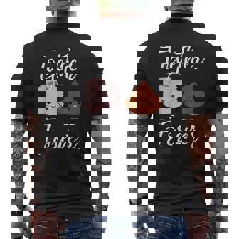 Caca Ensemble Pour Toujours Pile De Caca De Rouleau De T-shirt imprimé au dos - Cadeauxyz