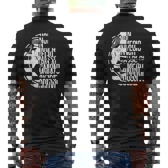 Calcio Regalo Allenatore Compleanno Calcio T-shirt da uomo con stampa posteriore - Novitaregali