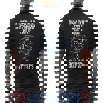 Camicia Australian Kelpie The Official Dog Of Cool People T-shirt da uomo con stampa posteriore - Novitaregali