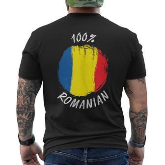 Camisa 100 Rumana Camisa Rumana Orgullosa Bandera De Rumania Sin Mangas Camiseta Hombre Estampado Espalda - Regaloses
