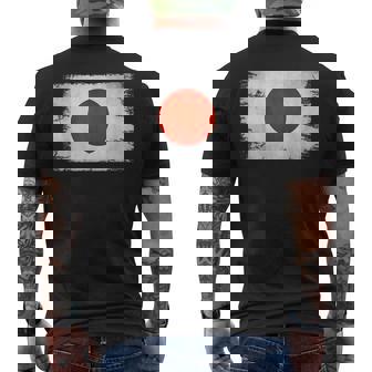 Camisa De La Bandera De Japón Distress Regalo Japonés Camiseta Hombre Estampado Espalda - Regaloses