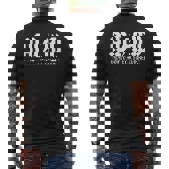 Camisas De Concienciación Sobre La Salud Mental Para Tdah Highway To Hey Camiseta Hombre Estampado Espalda - Regaloses