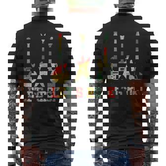 Camisas De Guitarraintage Para Hombres De Lets Rock Guitar Lovers Sin Mangas Camiseta Hombre Estampado Espalda - Regaloses