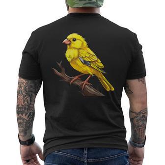 Canaris Amoureux Des Oiseaux Oiseaux Canaris Oiseau T-shirt imprimé au dos - Cadeauxyz