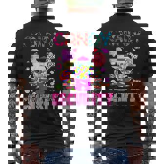 Candy Security Candy Land Decorations Sweetie Candy Squad Men's T-shirt Back Print - Thegiftio UK