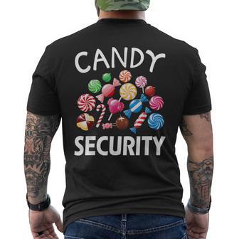 Candy Security Candy Lover Treats Sweets Fun Men's T-shirt Back Print - Thegiftio UK