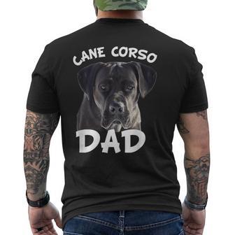 Cane Corso Dad Italian Mastiff Dog T-Shirt mit Rückendruck - Geschenkecke