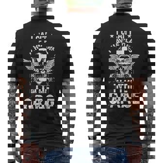 I Can't I Have Plans In The Garage Mechanic Tools Car Hobby Men's T-shirt Back Print - Thegiftio UK