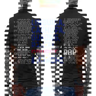 Cape Verde Flag Cabo Verde Flag Cape Verdean Men's T-shirt Back Print | Mazezy