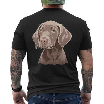 Carino Bambino Cane Weimaraner Cucciolo T-shirt da uomo con stampa posteriore - Novitaregali