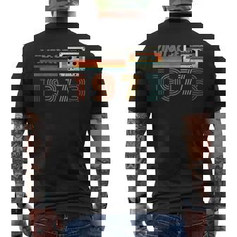 Cassette Rétrointage 1973 En Édition Limitée Birthday 51 T-shirt imprimé au dos - Cadeauxyz