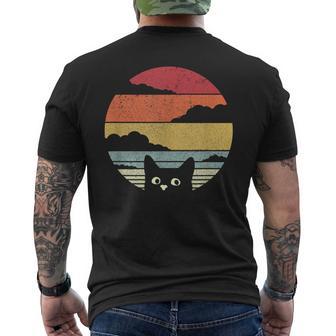 Cat Intage Cat Retro Cat T-Shirt mit Rückendruck - Geschenkecke